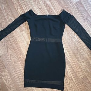Black long sleeve dress